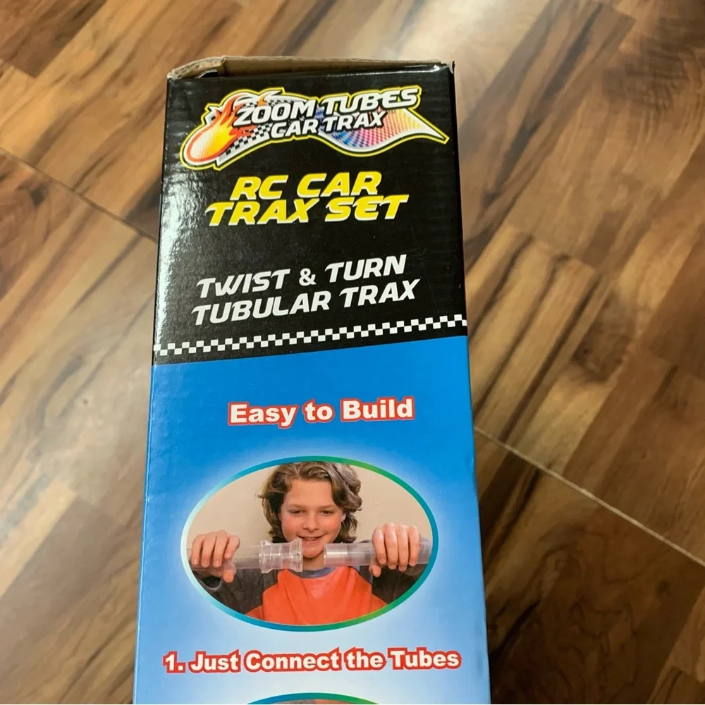 Zoom Tubes Car Trax RC Car Trax Set Twist Turn Tubular Trax Car Lites & Strobes